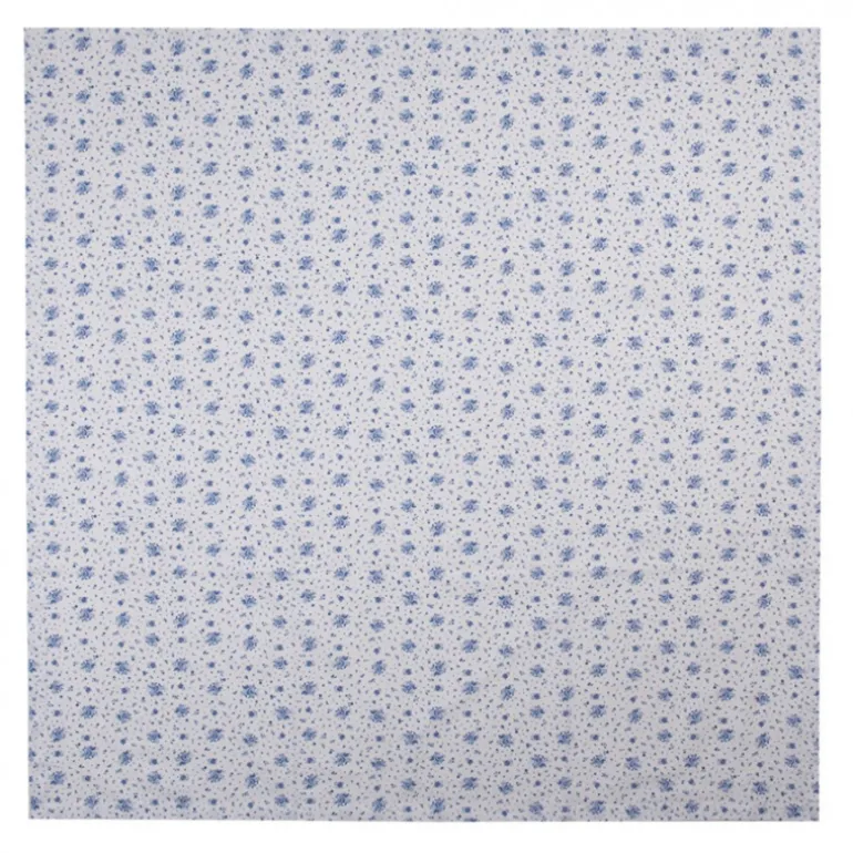 Tafelkleed roosjes blauw 100*100
