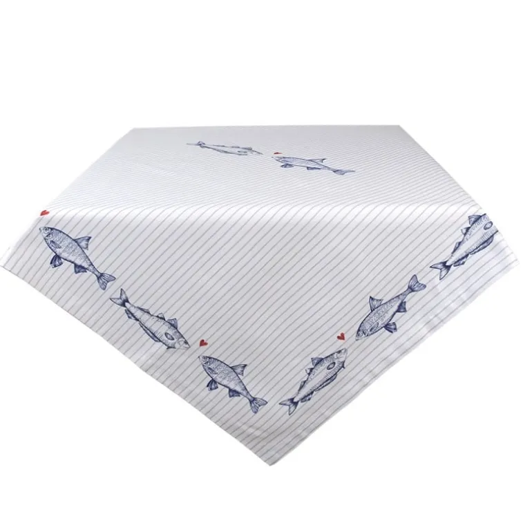 Tafelkleed Sun Sea and Fish 150*150