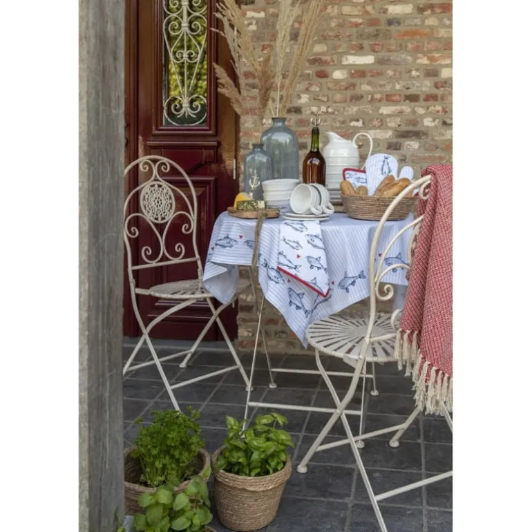 Tafelkleed Sun Sea and Fish 150*150