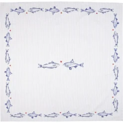 Tafelkleed Sun Sea and Fish 100*100