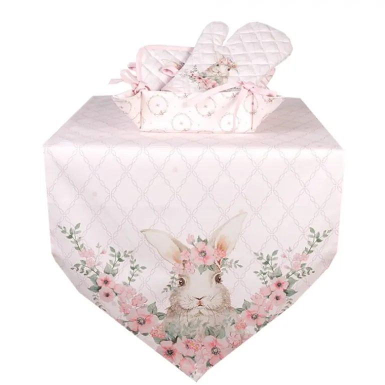 Tafelloper Floral Easter Bunny 50*160