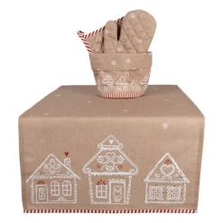 Tafelloper Kerst Gingerbread 50*140