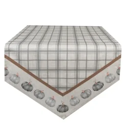 Tafelloper pompoen grijs 50*160