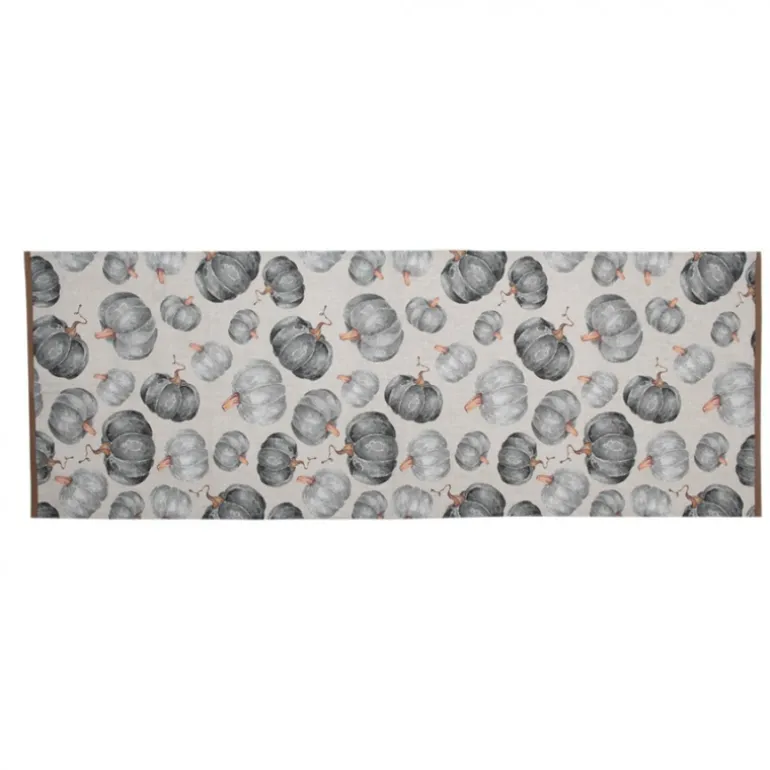 Tafelloper pompoen grijs 50*140