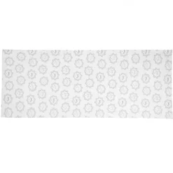 Tafelloper wit/grijs hond 50*140