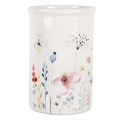 Tandenborstelhouder bloemen en vlinders