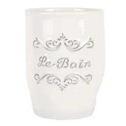 Tandenborstelhouder Le Bain wit/grijs