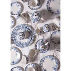 Tea for one blauwe bloemetjes