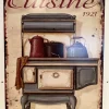 Tekstbord / wandplaat Cuisine 25*33