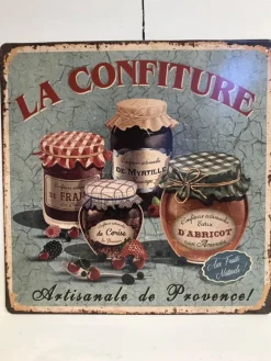 Tekstbord / wandplaat La Confiture 30*30