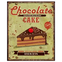 Tekstbord Chocolate cake 25*33
