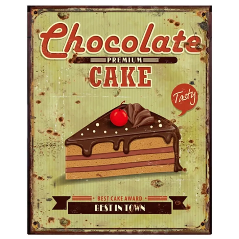 Tekstbord Chocolate cake 25*33