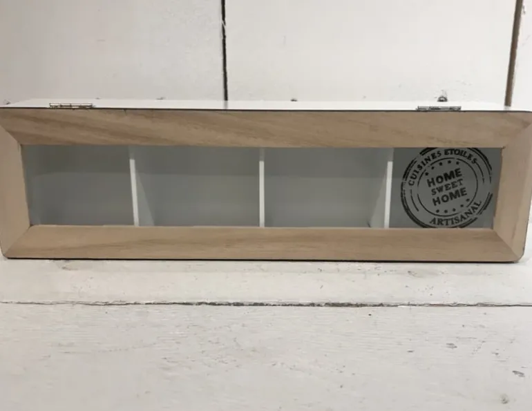 Theedoos Home sweet home 4-vaks