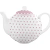 Theepot roze dots