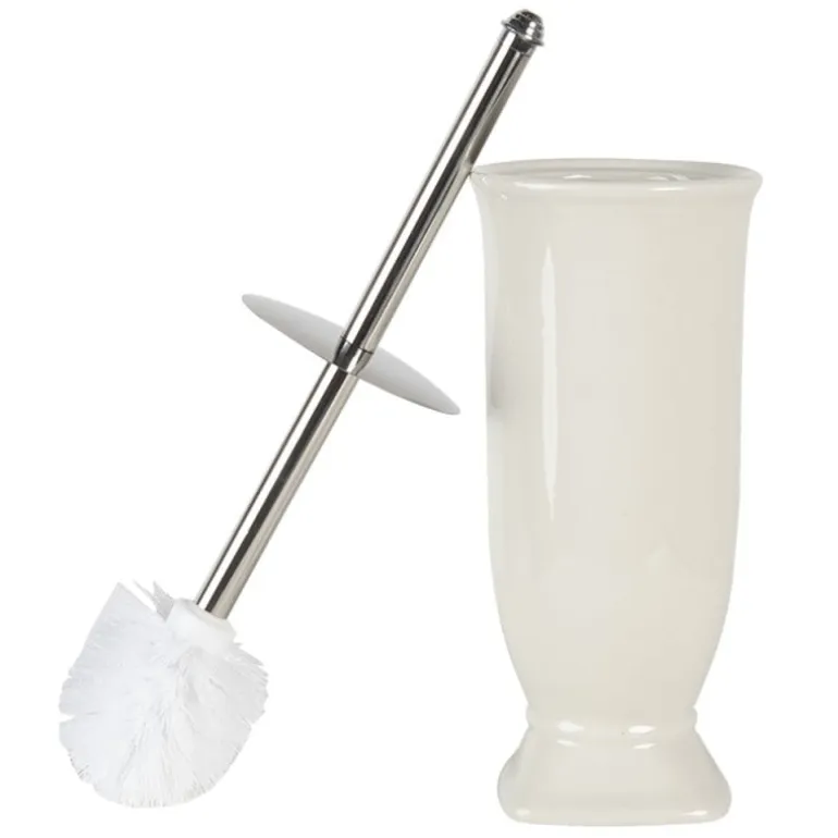 Toiletborstelhouder wit