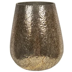 Vaas / waxinelichthouder brons