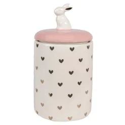 Voorraadpot met konijntje 12*30