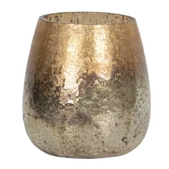 Waxinelichthouder goud 11*14