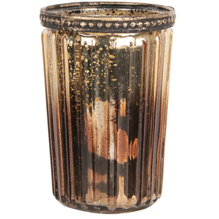 Waxinelichthouder goud/brons 7*10