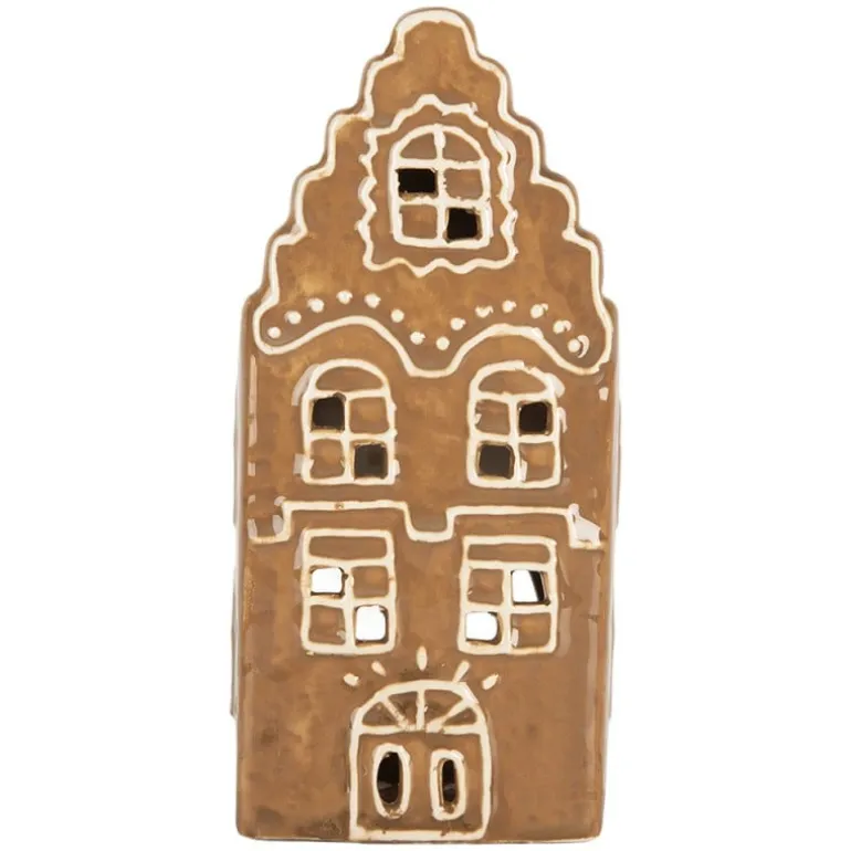 Waxinelichthouder huisje 8*7*16