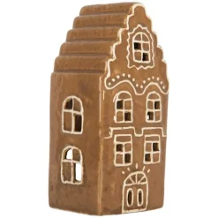Waxinelichthouder huisje 8*7*16
