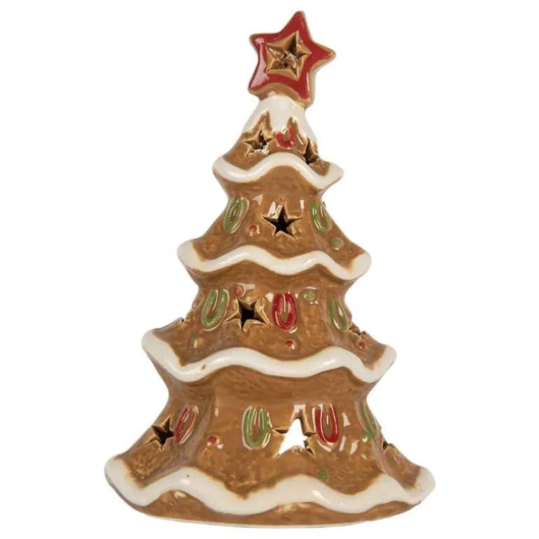 Waxinelichthouder kerstboom 11*8*17