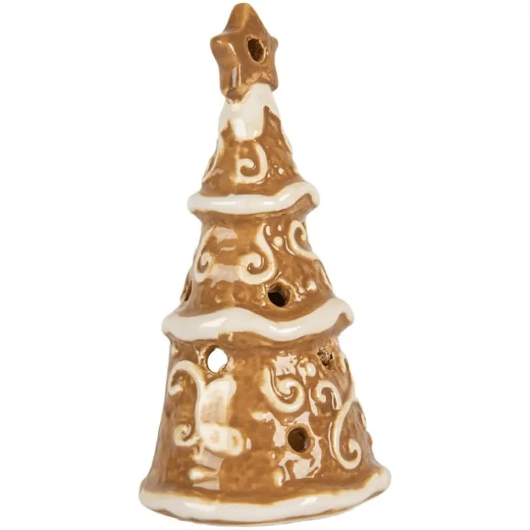 Waxinelichthouder kerstboom 8*15