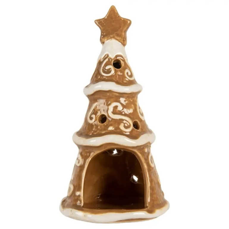 Waxinelichthouder kerstboom 8*15