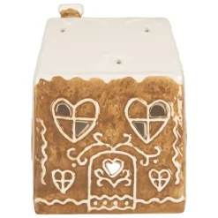 Waxinelichthouder peperkoekhuisje 12*7*16