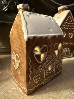 Waxinelichthouder peperkoekhuisje 12*7*16