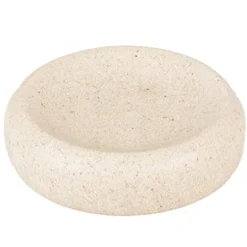 Zeepbakje beige keramiek