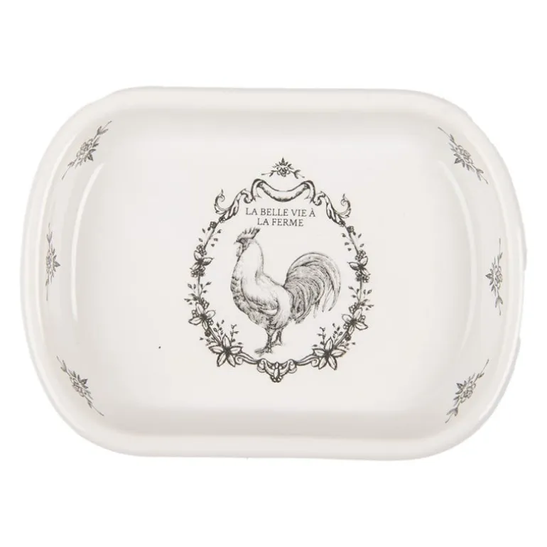 Zeepbakje keramiek haan