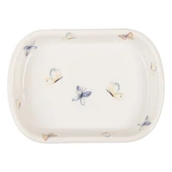 Zeepbakje keramiek vlinders