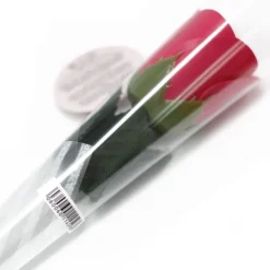 Zeepbloem Roos rood 30*5