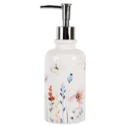 Zeepdispenser bloemen en vlinders