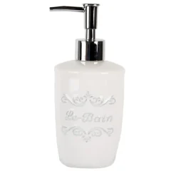 Zeepdispenser Le Bain wit/grijs